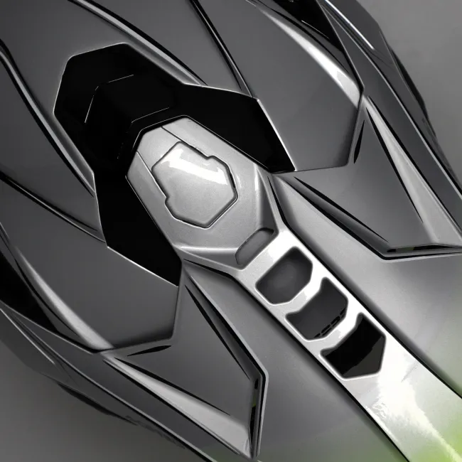 Casca Acerbis Airstrike-X Grey Yellow