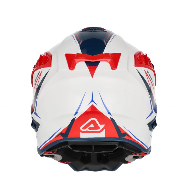 Casca Acerbis Airstrike-X White Blue Red
