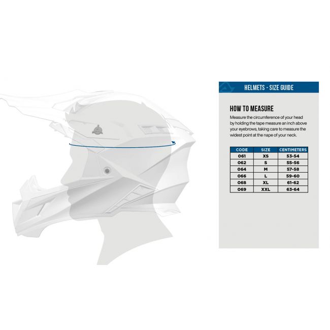 Casca Acerbis Airstrike-X White