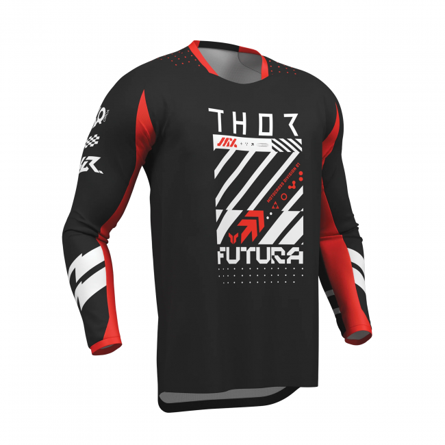 Tricou Thor Launchmode Futura Black Red