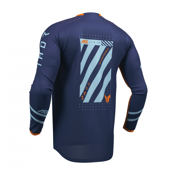 Tricou Thor Launchmode Futura Navy Orange