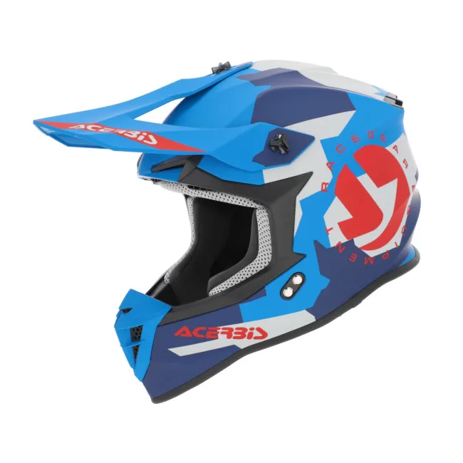 Casca Acerbis Linear 2206 Blue Red2
