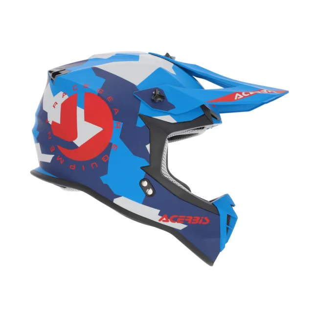 Casca Acerbis Linear 2206 Blue Red2