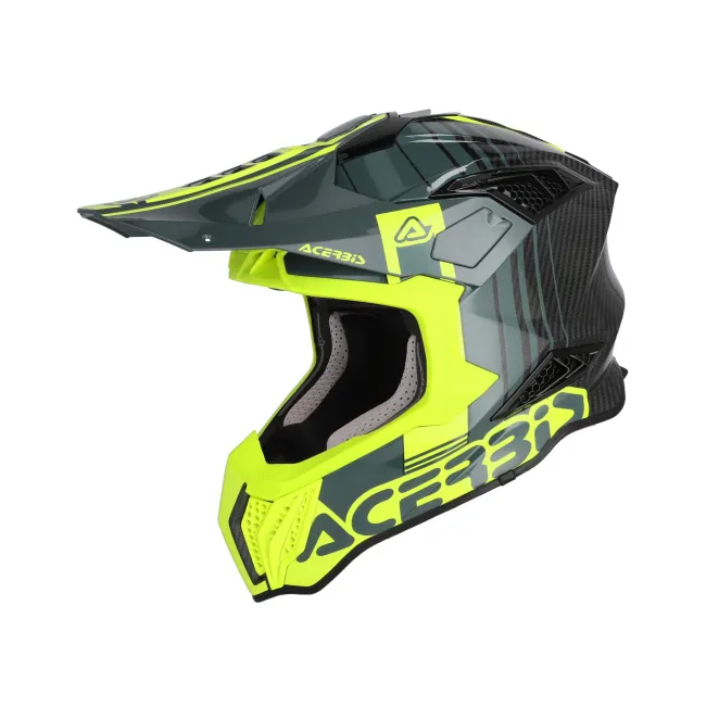 Casca carbon Acerbis Airstrike Black Fluo Yellow