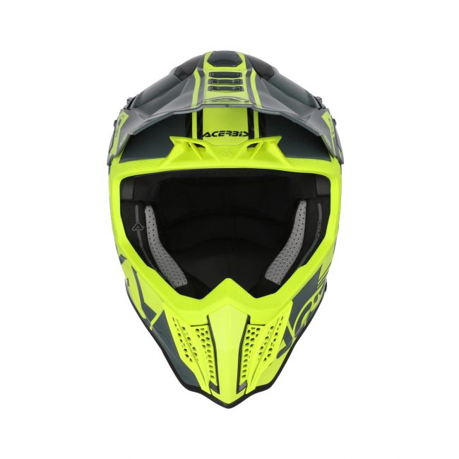 Casca carbon Acerbis Airstrike Black Fluo Yellow