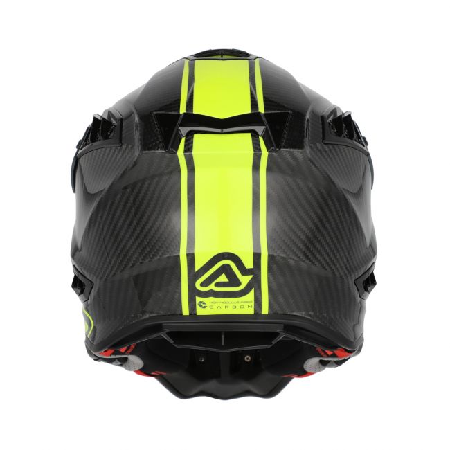 Casca carbon Acerbis Airstrike Black Fluo Yellow