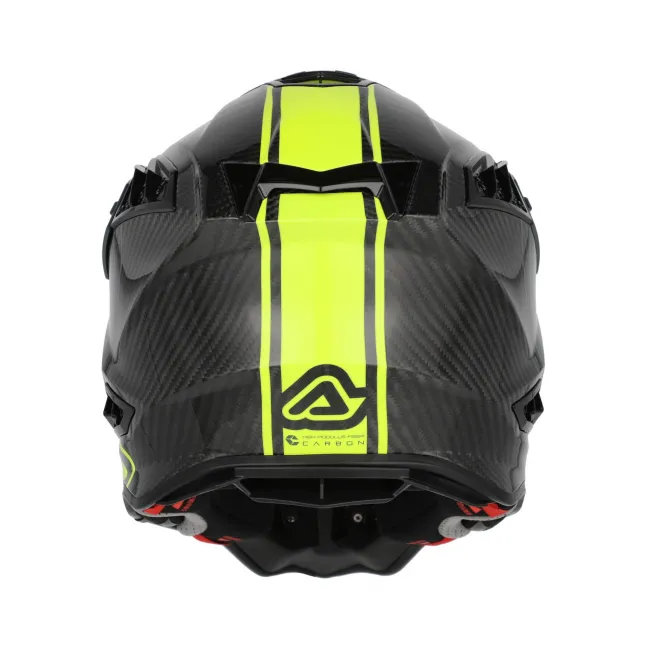 Casca carbon Acerbis Airstrike Black Fluo Yellow
