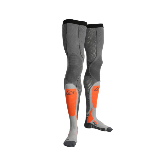Ciorapi orteze/genunchiere Acerbis X-Leg Vented PRO Orange Grey