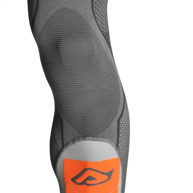 Ciorapi orteze/genunchiere Acerbis X-Leg Vented PRO Orange Grey