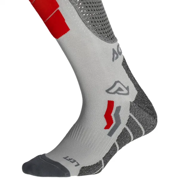 Ciorapi orteze/genunchiere Acerbis X-Leg Vented PRO Red Grey
