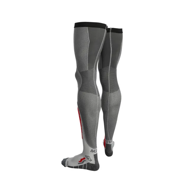 Ciorapi orteze/genunchiere Acerbis X-Leg Vented PRO Red Grey