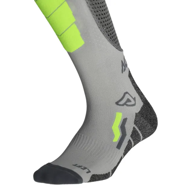 Ciorapi orteze/genunchiere Acerbis X-Leg Vented PRO Yellow Grey