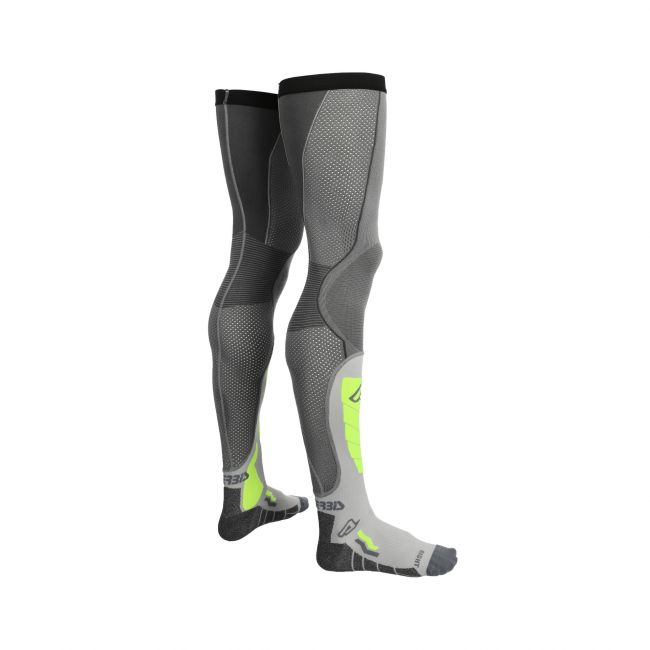 Ciorapi orteze/genunchiere Acerbis X-Leg Vented PRO Yellow Grey