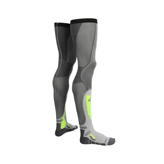 Ciorapi orteze/genunchiere Acerbis X-Leg Vented PRO Yellow Grey