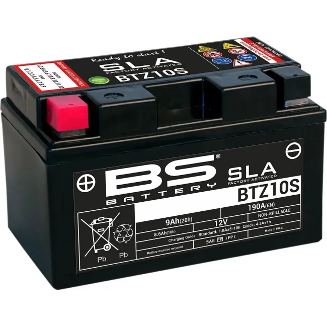 Baterie gel activata BS YTZ10S-BS 12V 8.6Ah