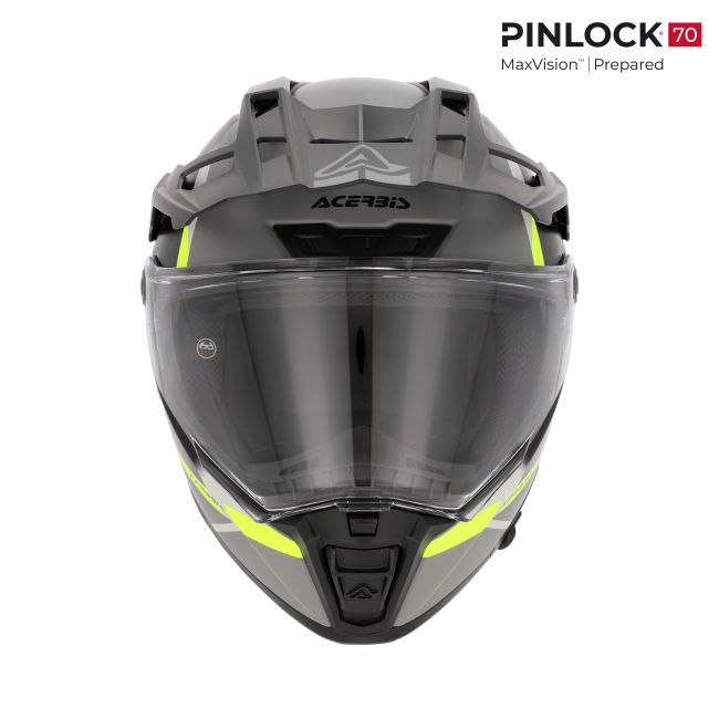 Casca Acerbis Attack Black Fluo Yellow