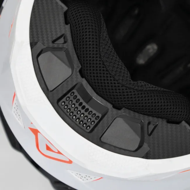 Casca Acerbis T711 Orange Fluo Black