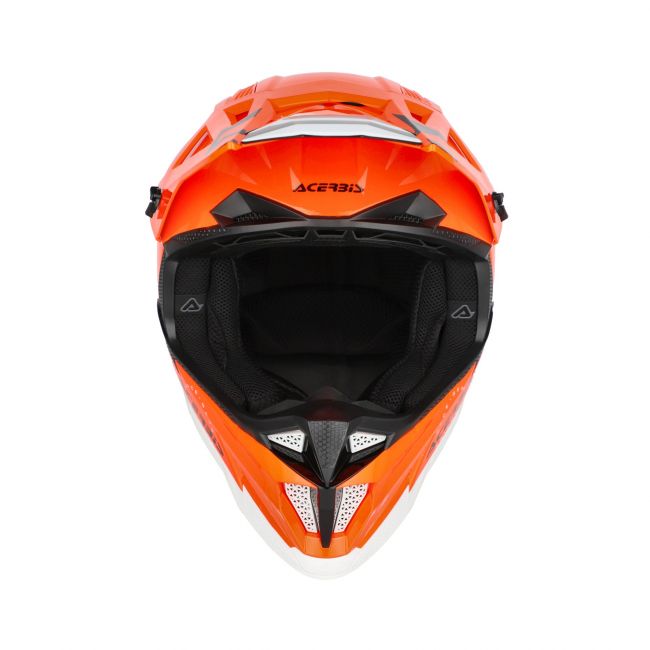 Casca Acerbis T711 Orange Fluo Black