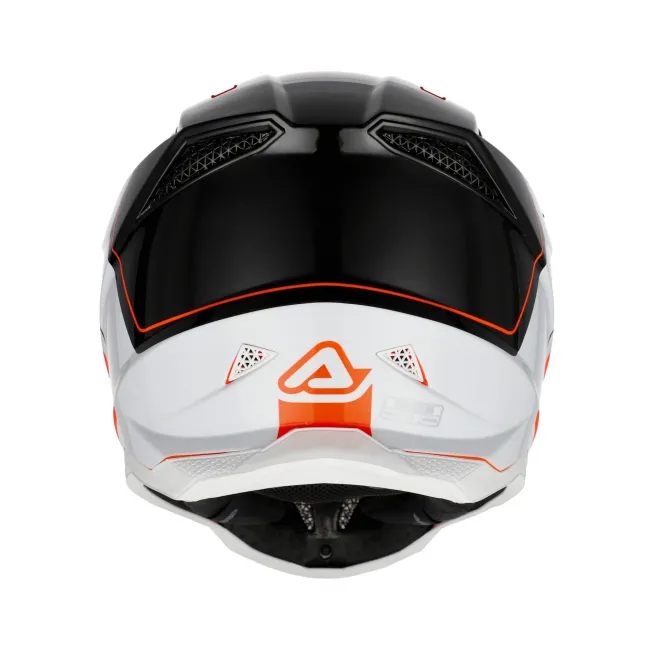 Casca Acerbis T711 Orange Fluo Black