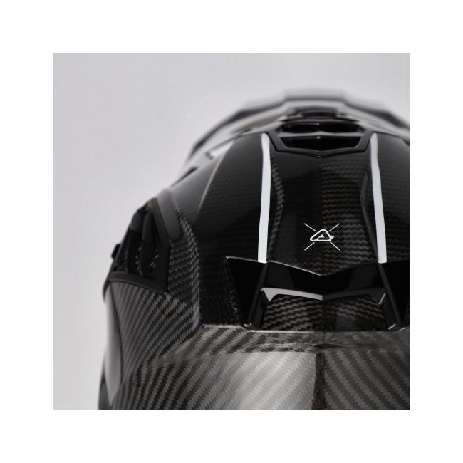 Casca carbon Acerbis Airstrike Black White