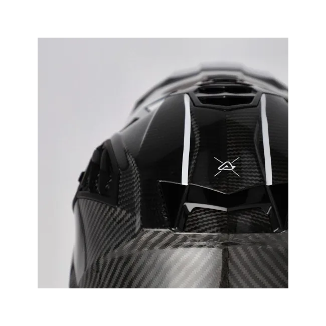 Casca carbon Acerbis Airstrike Black White