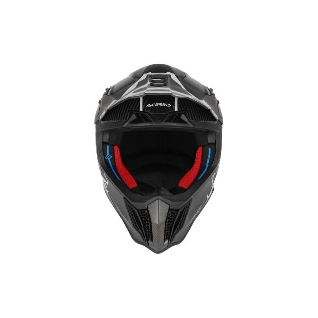 Casca carbon Acerbis Airstrike Black White