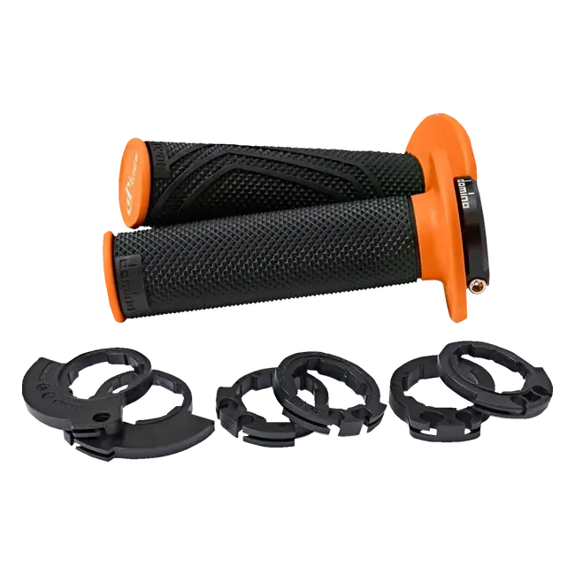 Mansoane lock-on KTM 150-501 98-25 2T/4T Domino D200 Black Orange