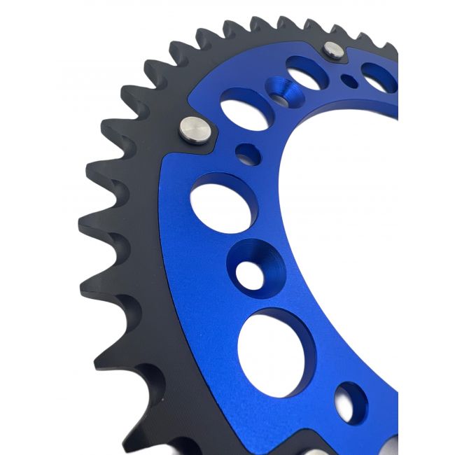 Pinion spate otel aluminiu Husqvarna 125/501 14-25 Blue XMoto