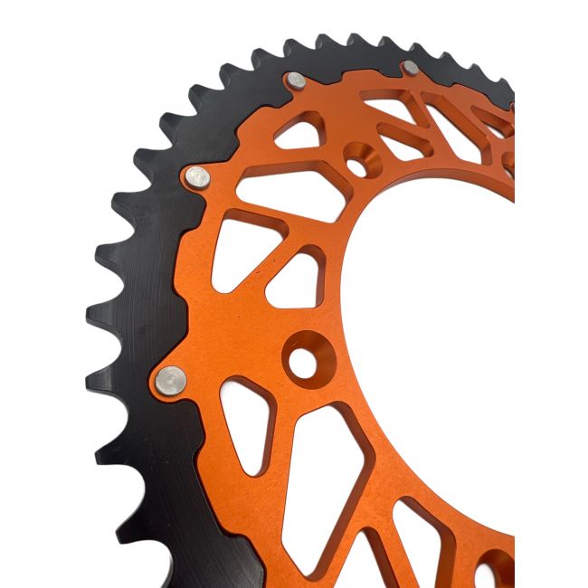 Pinion spate otel aluminiu KTM 125/530 00-25 Orange XMoto