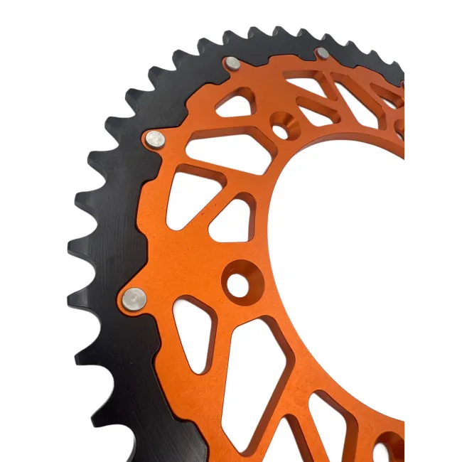 Pinion spate otel aluminiu KTM 125/530 00-25 Orange XMoto