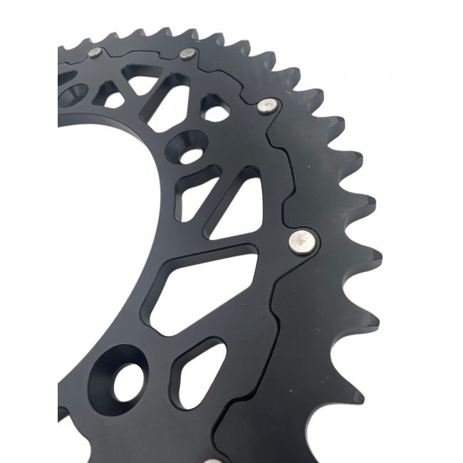 Pinion spate otel aluminiu KTM/Husq 125/530 14-25 Black XMoto