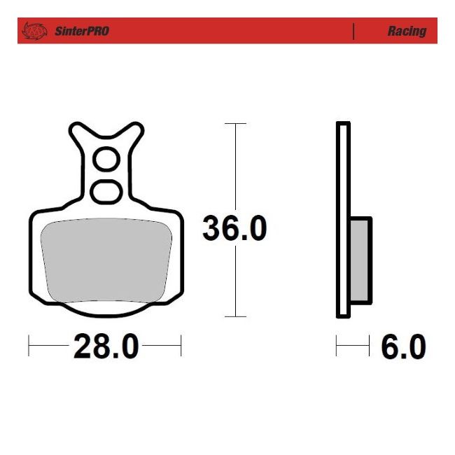 Placute frana fata/spate KTM 50 SX 24-25 Moto Master SinterPro Racing