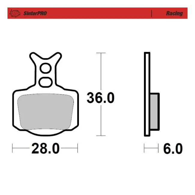 Placute frana fata/spate KTM 50 SX 24-25 Moto Master SinterPro Racing