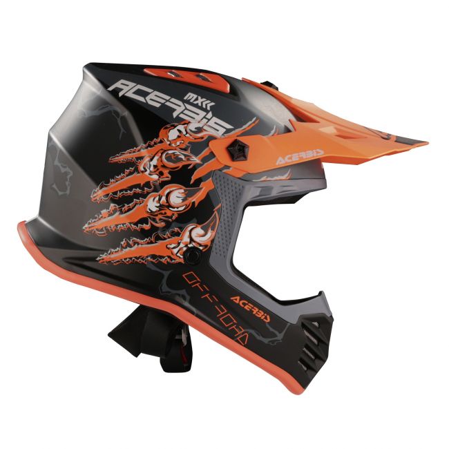 Casca copii Acerbis Profile Orange Neon Black
