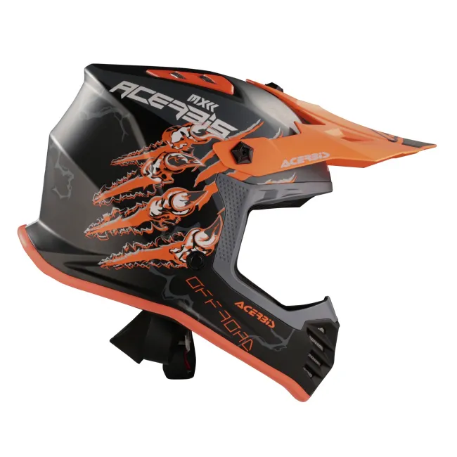 Casca copii Acerbis Profile Orange Neon Black