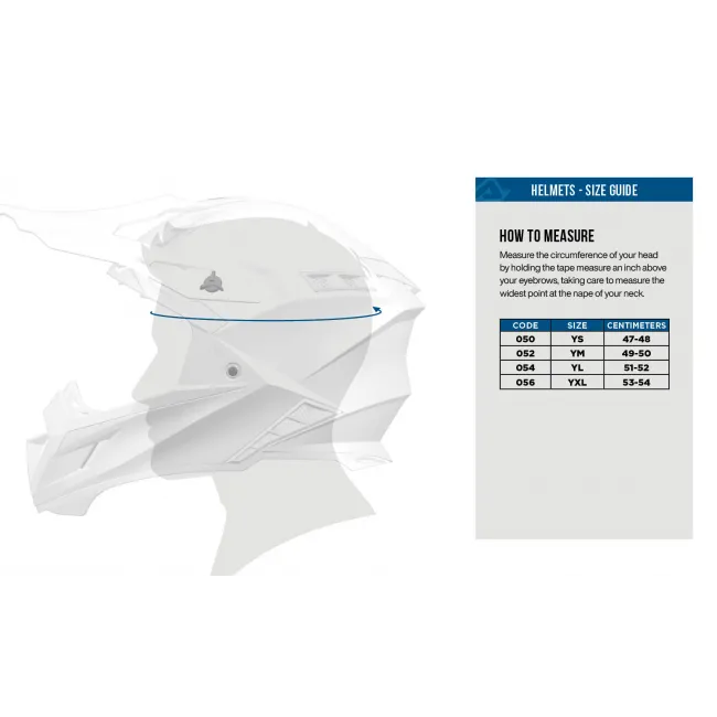 Casca copii Acerbis Profile Orange Neon Black