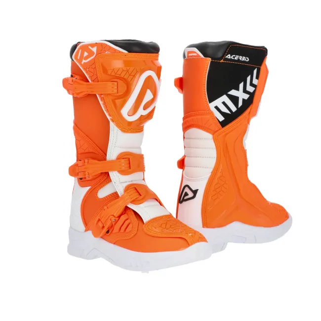 Cizme Copii Acerbis X-Team Orange White