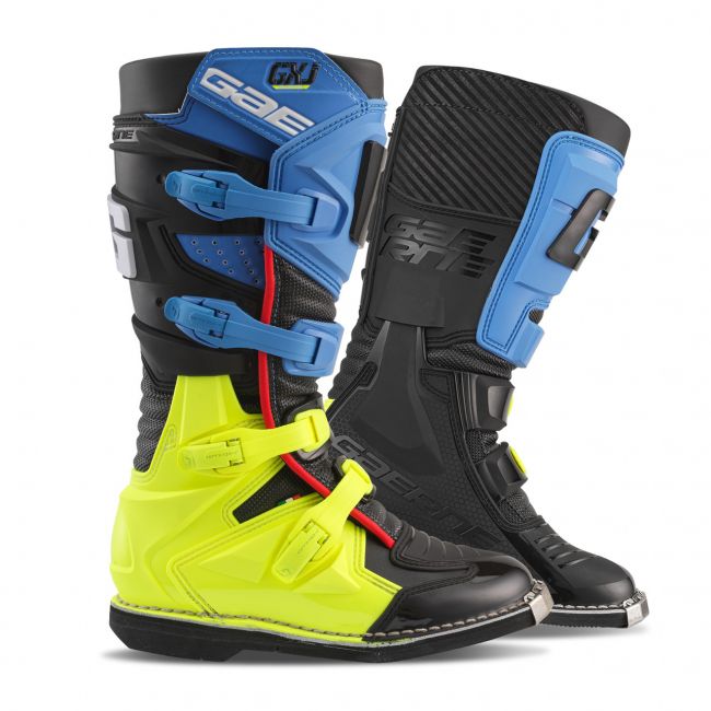 Cizme copii Gaerne GX-J Black Blue Fluo Yellow