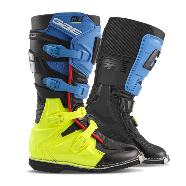 Cizme copii Gaerne GX-J Black Blue Fluo Yellow