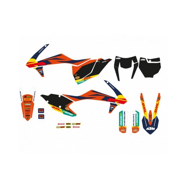 Kit stickere KTM 150/500 17-19 Blackbird Replica Factory 23