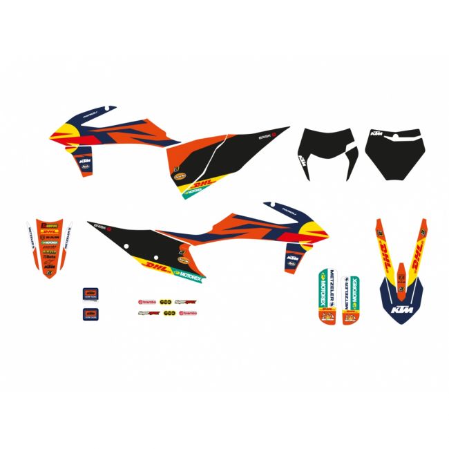 Kit stickere KTM 20-23 Blackbird Replica Factory 23