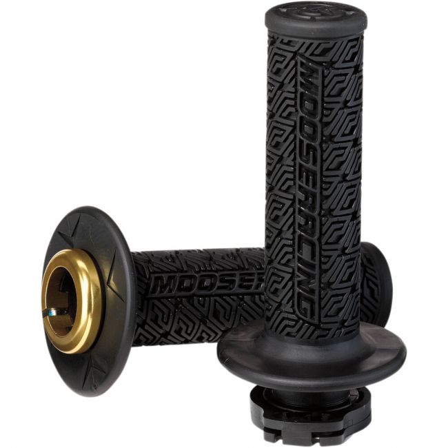 Mansoane lock-on Moose Racing Black 36 Series