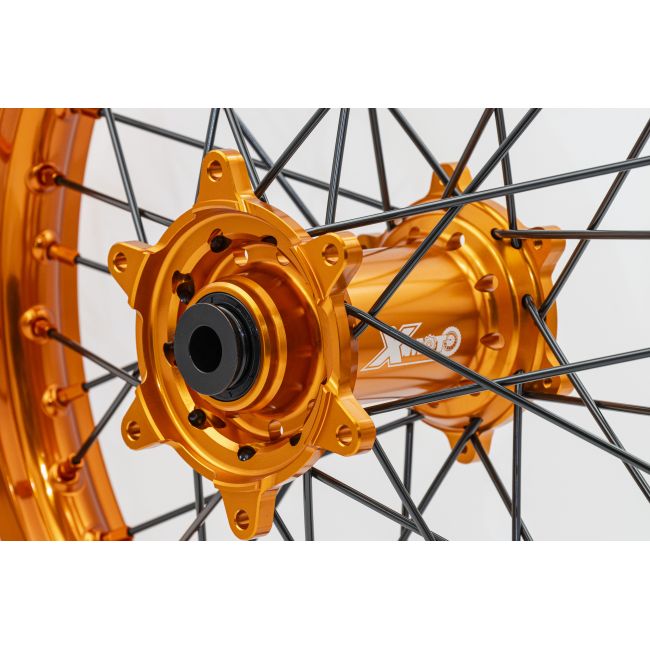 Roata spate enduro 18x2.15 KTM 04-25 XMoto Orange Black