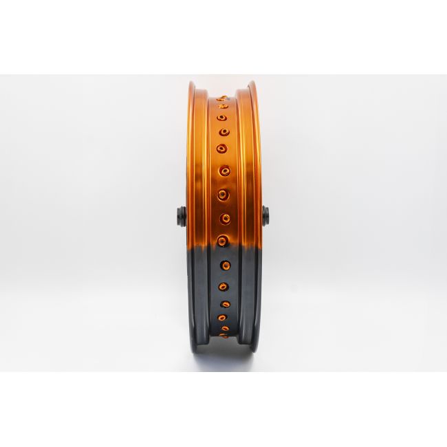 Set roti supermoto KTM 17X3.5 17X5 Orange Black XMoto