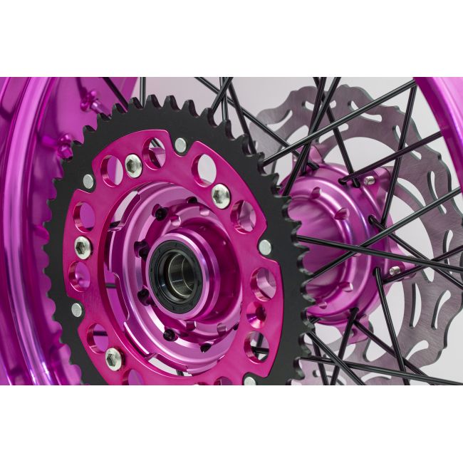 Set roti supermoto KTM 17X3.5 17X5 Pink XMoto
