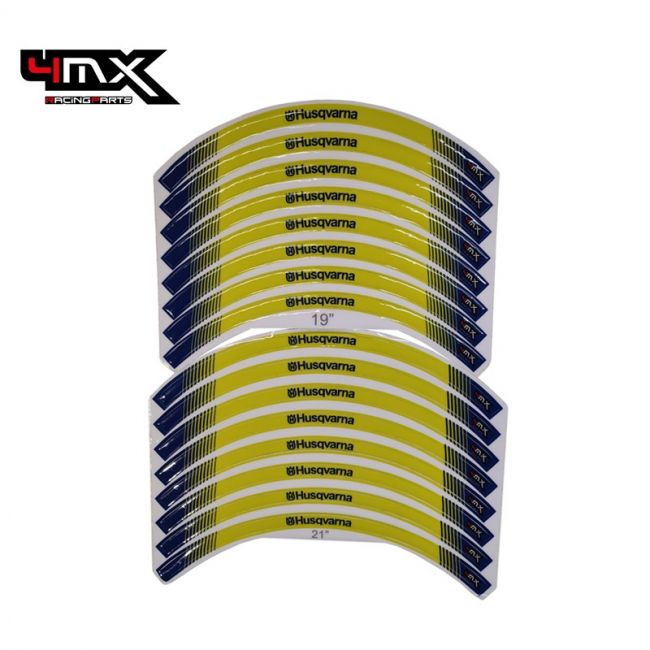 Set stickere janta Husqvarna 4MX