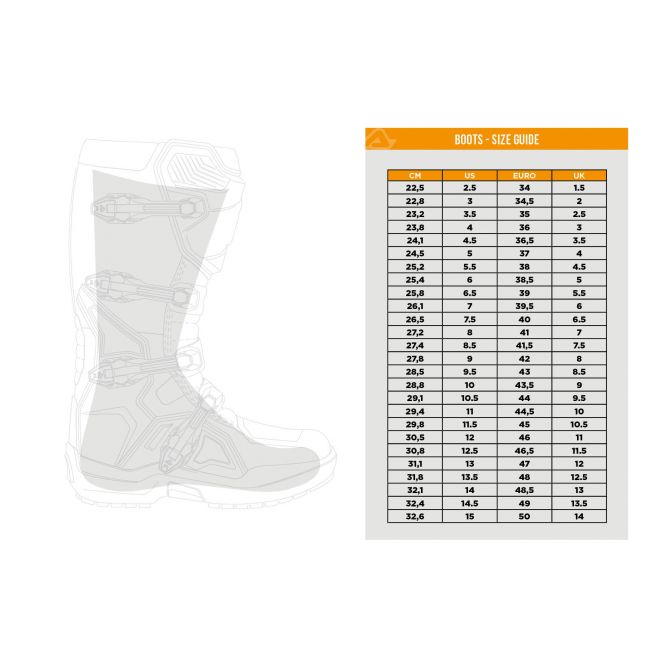 Cizme Acerbis Waterproof Artiglio Black