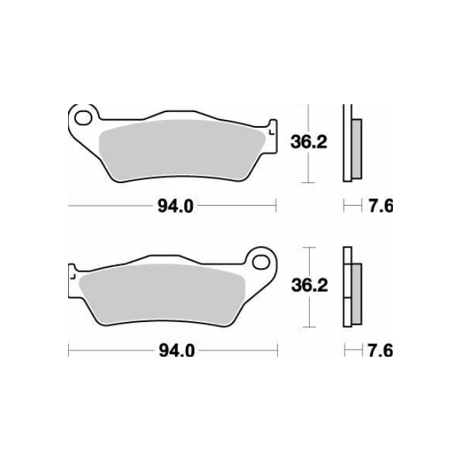 Placute frana fata KTM 125/530 98-25 Moto-Master 12 Nitro