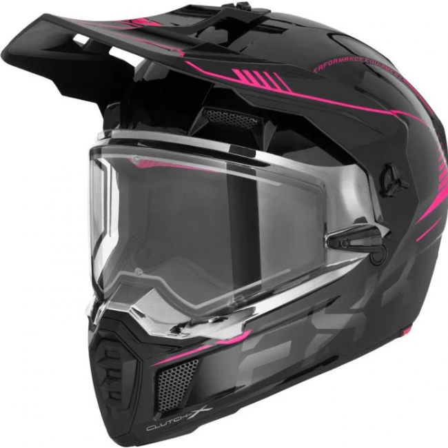 Casca snow viziera incalzita FXR Clutch X 24 Pro Pink