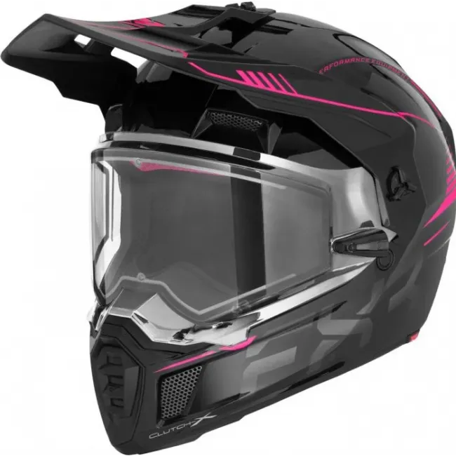 Casca snow viziera incalzita FXR Clutch X 24 Pro Pink